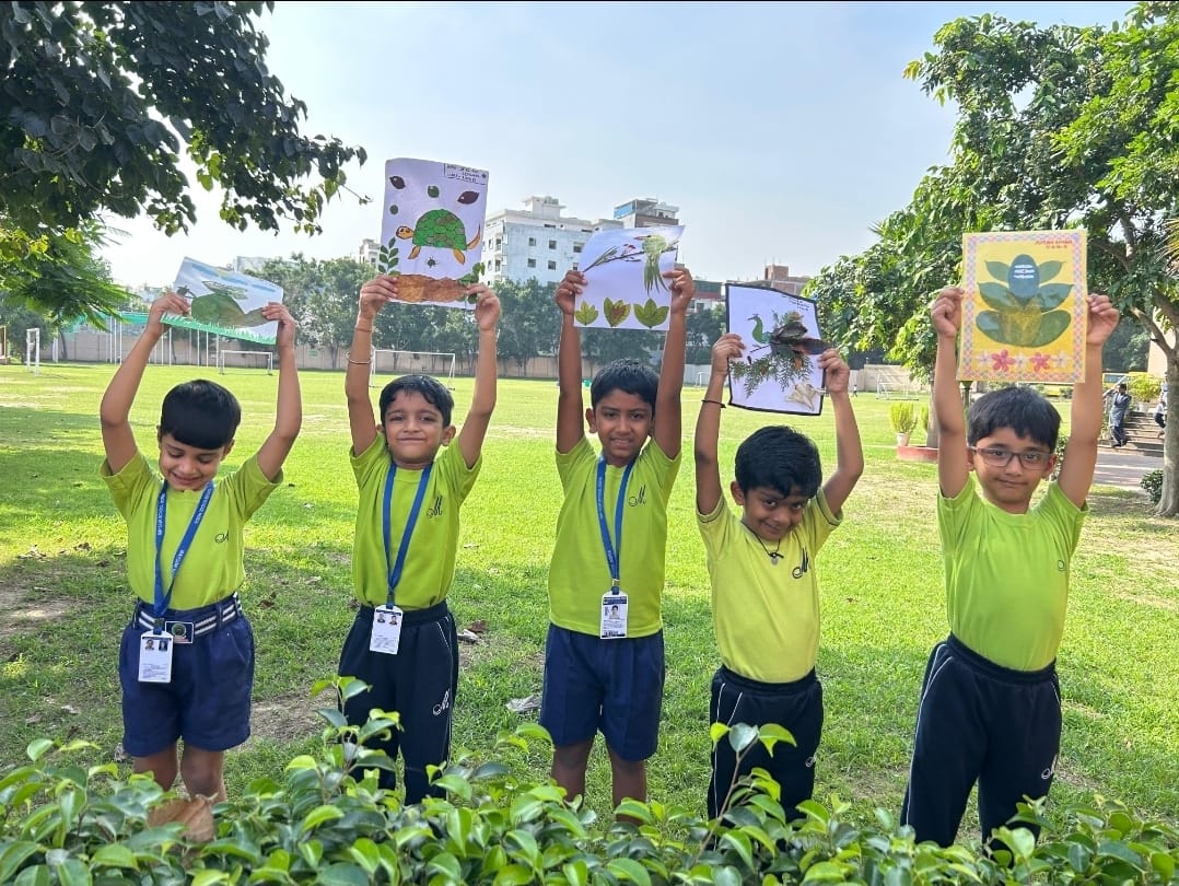 Leaf Art Magic by Little Mayoorians